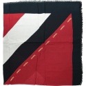 Chusta TOMMY HILFIGER Corporate Stripe Square AW0AW09242 XMP 3