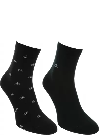 Skarpetki Damskie CALVIN KLEIN CK Women Organic Cotton 2P 100002168 001
