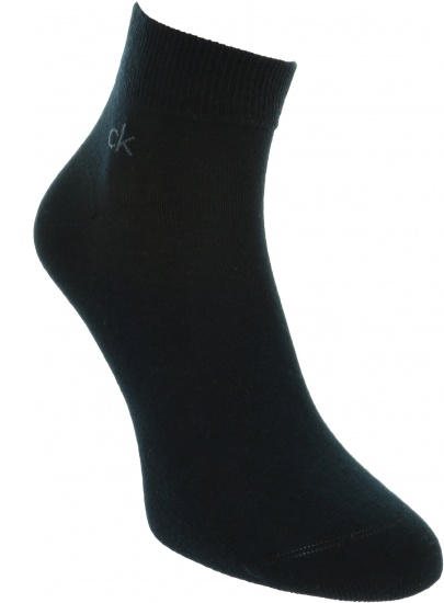 Granatowe Skarpetki Męskie CALVIN KLEIN CK Men Quarter 2P 100001872 003