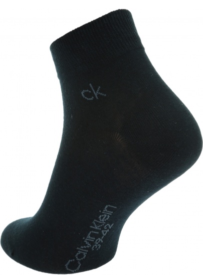 Granatowe Skarpetki Męskie CALVIN KLEIN CK Men Quarter 2P 100001872 003