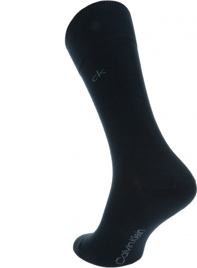 Granatowe Skarpetki Męskie CALVIN KLEIN CK Men Crew 2P 100001891 002