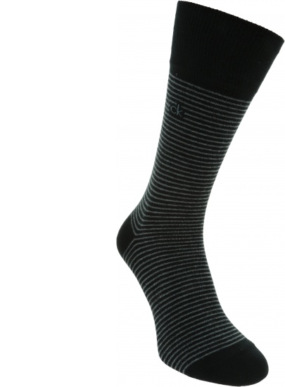 Czarne Skarpetki Męskie CALVIN KLEIN CK Men Crew 2P 100001891 001