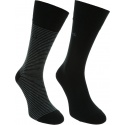 Czarne Skarpetki Męskie CALVIN KLEIN CK Men Crew 2P 100001891 001