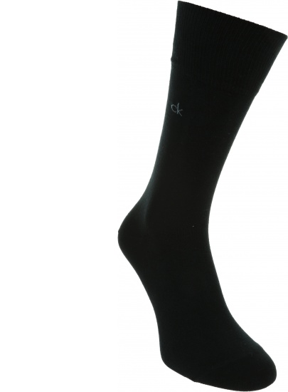 Czarne Skarpetki Męskie CALVIN KLEIN CK Men Crew 2P 100001891 001