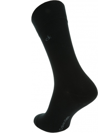 Czarne Skarpetki Męskie CALVIN KLEIN CK Men Crew 2P 100001891 001