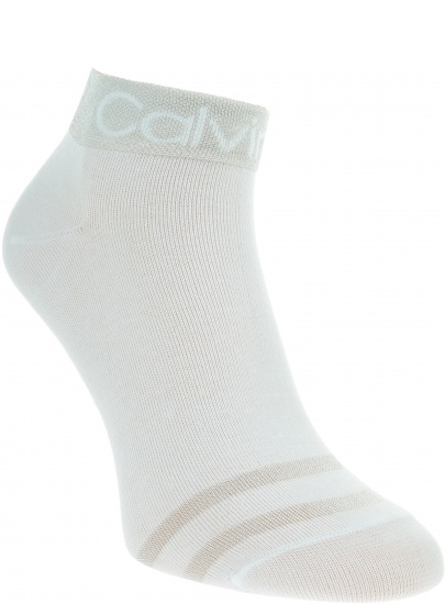 Skarpetki Damskie CALVIN KLEIN CK Women Short 2P Legwear Logo Zoey