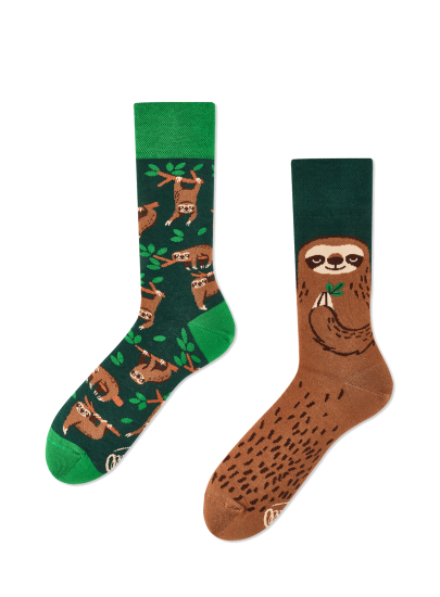 Kolorowe Skarpetki MANY MORNINGS Sloth Life