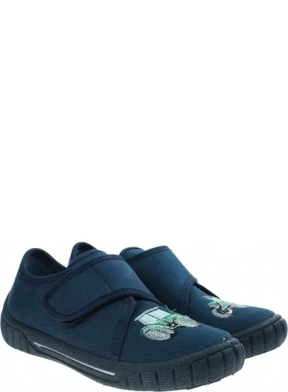 Granatowe Kapcie z Traktorem SUPERFIT 0-808278-8000