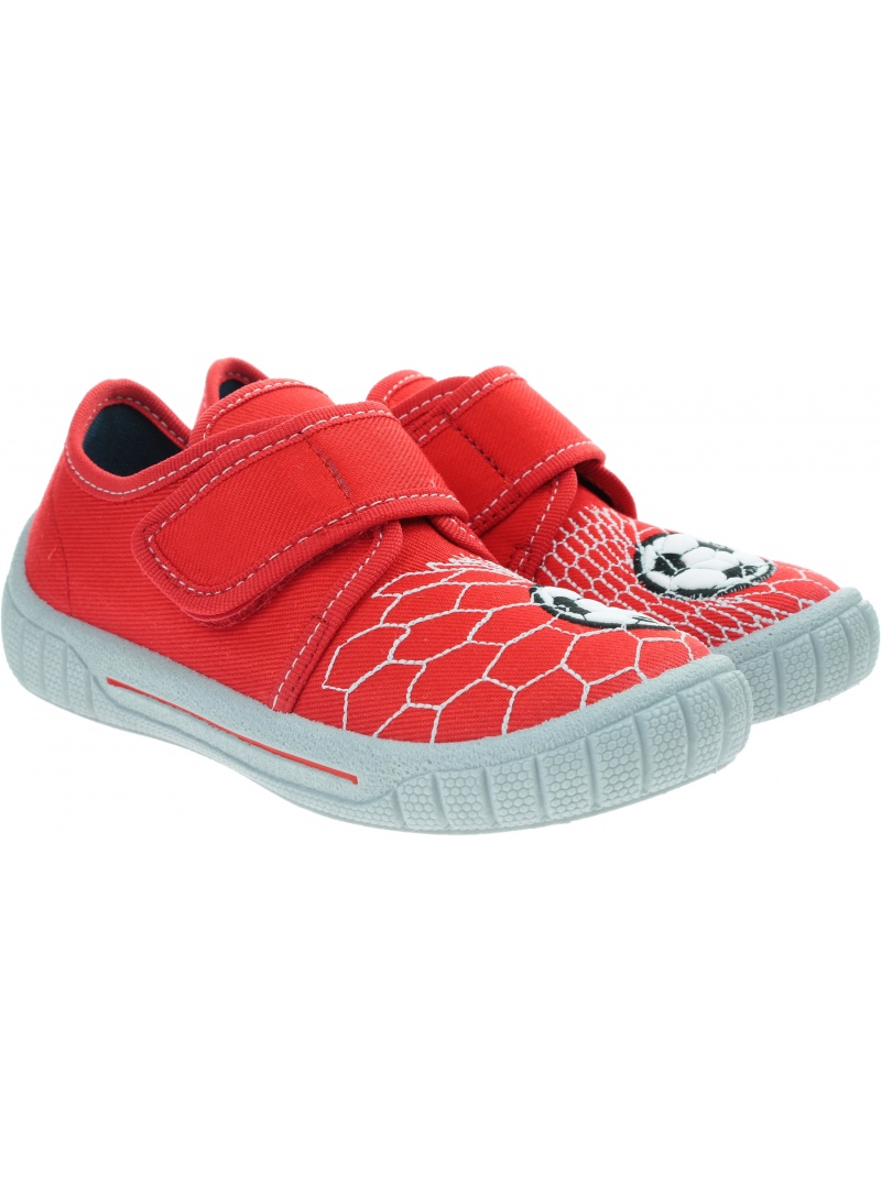 Czerwone Kapcie z Piłką SUPERFIT 1-000273-5000