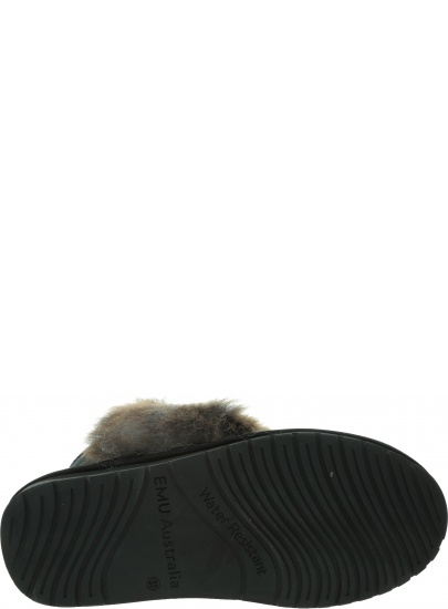 Czarne Buty z Futerkiem EMU AUSTRALIA Stinger Mini Lava Black W12308