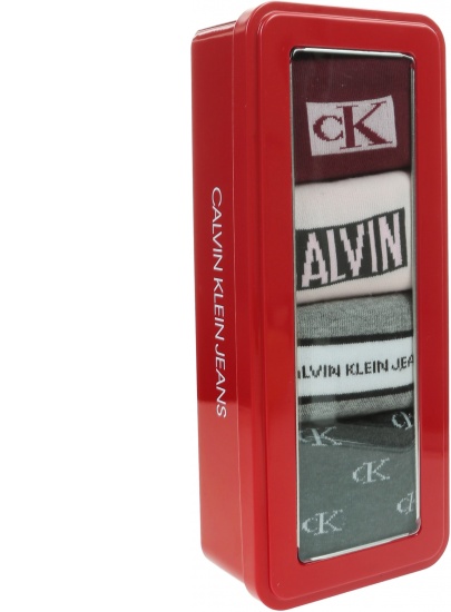 Zestaw Skarpetki Damskie CALVIN KLEIN CK Woman Crew 4P 100002187 003