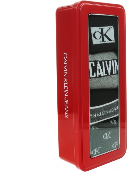 Zestaw Skarpetki Damskie CALVIN KLEIN CK Woman Crew 4P 100002187 001