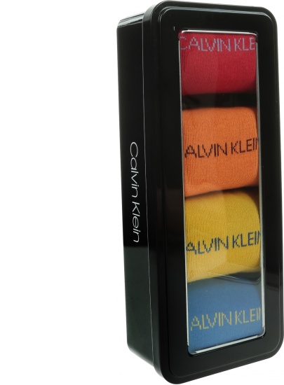 Zestaw Skarpetki Męskie CALVIN KLEIN CK Men Crew 4P 100002159 003