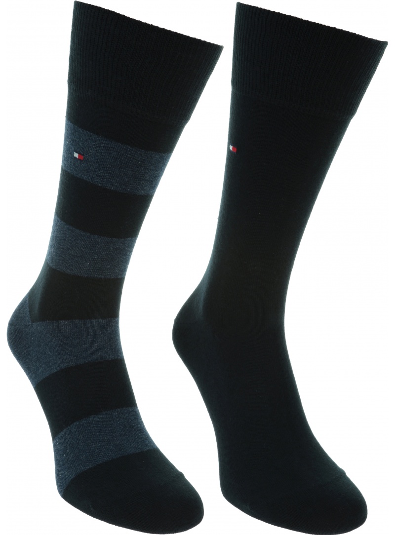 Granatowe Skarpetki TOMMY HILFIGER 342021001 322 (2-PAK)