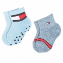 Zestaw 2 par Skarpetki Dziecięce TOMMY HILFIGER 100000799 002