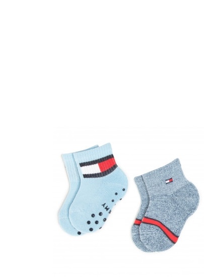 Zestaw 2 par Skarpetki Dziecięce TOMMY HILFIGER 100000799 002