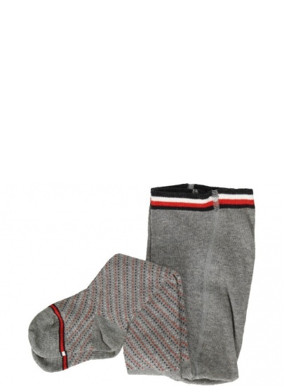 Szare Rajstopy Dziecięce TOMMY HILFIGER Baby Small Dots 100000801 001