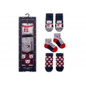 Zestaw 3 Par Skarpetki Dziecięce TOMMY HILFIGER 100000803 001