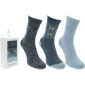 Zestaw Skarpetki Damskie CALVIN KLEIN CK Woman Crew 3P 100002176 002