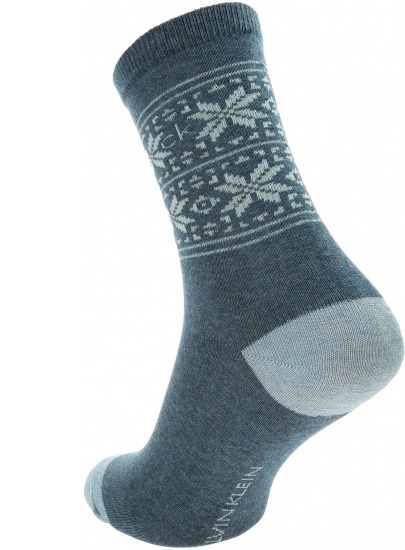 Zestaw Skarpetki Damskie CALVIN KLEIN CK Woman Crew 3P 100002176 002