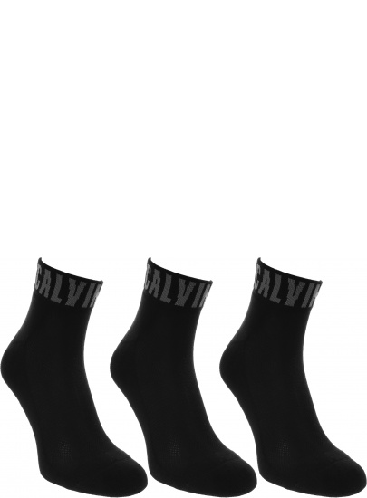 Skarpetki Męskie CALVIN KLEIN CK Men Quarter 3P 100001880 001