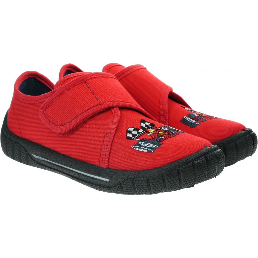 Czerwone Kapcie z Wyścigówką SUPERFIT Bill 0-800271-7000