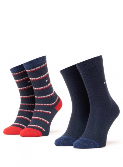 Kolorowe Skarpetki TOMMY HILFIGER 100000814 001 (2-Pak)