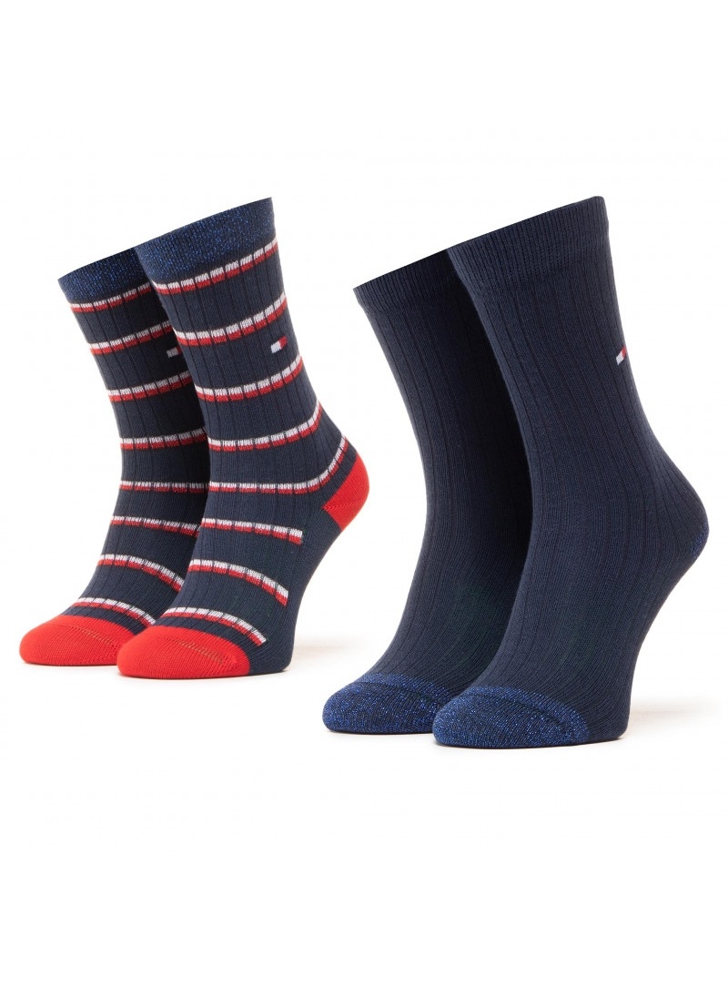 Kolorowe Skarpetki TOMMY HILFIGER 100000814 001 (2-Pak)