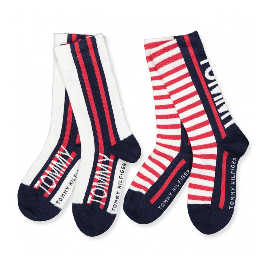 Kolorowe Skarpetki TOMMY HILFIGER 320408001 085 (2-Pak)