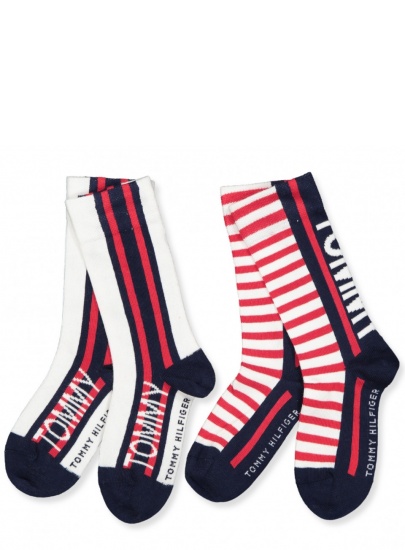 Kolorowe Skarpetki TOMMY HILFIGER 320408001 085 (2-Pak)