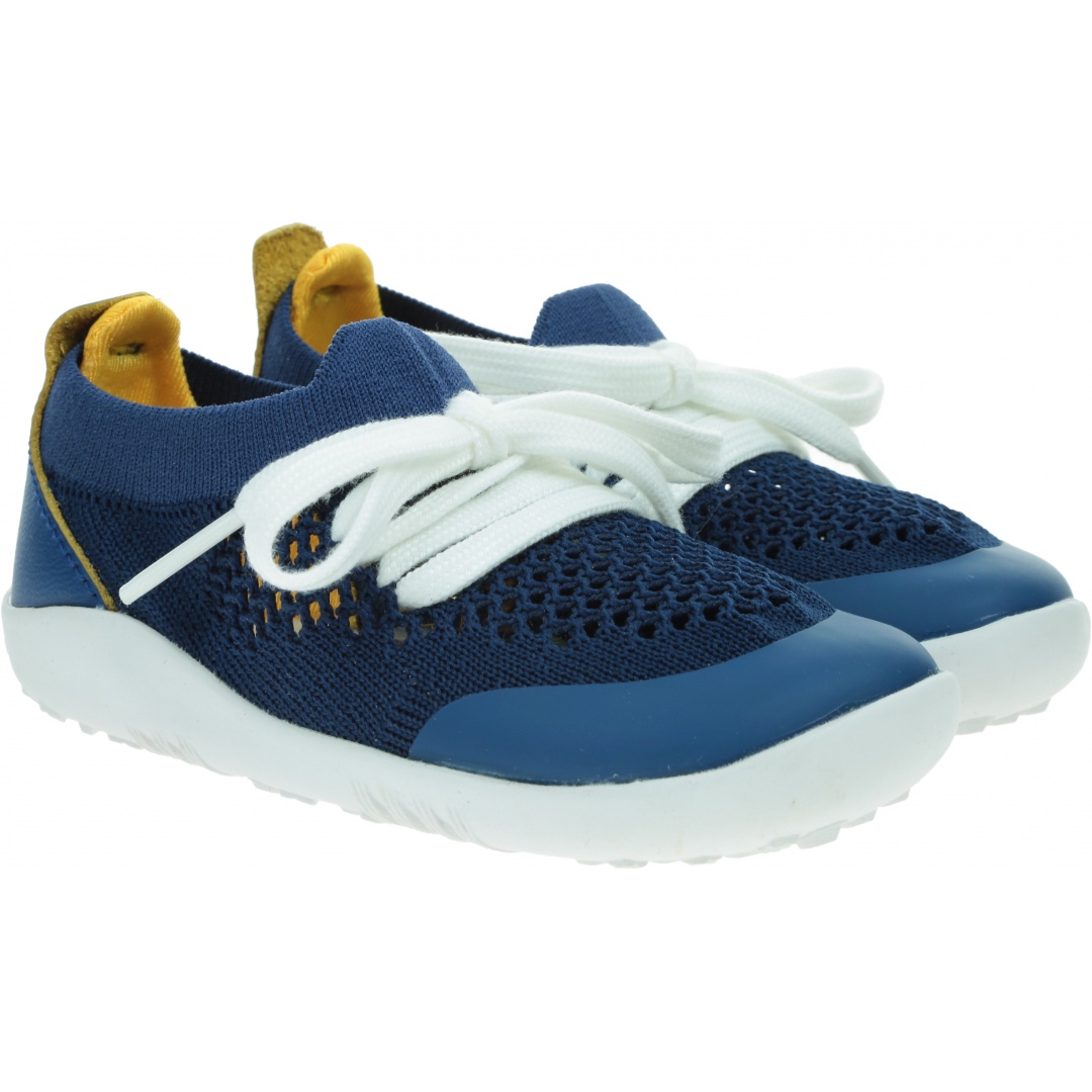 Ultralekkie Buty BOBUX Play Knit Blueberry + Yellow 732602