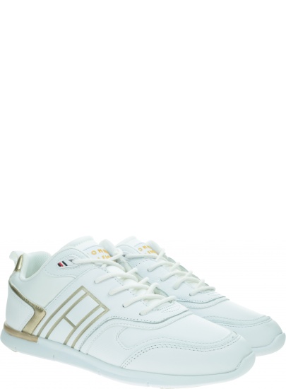 Sneakersy TOMMY HILFIGER Metallic Lightweight Sneaker FW0FW05693 Gold 0LJ
