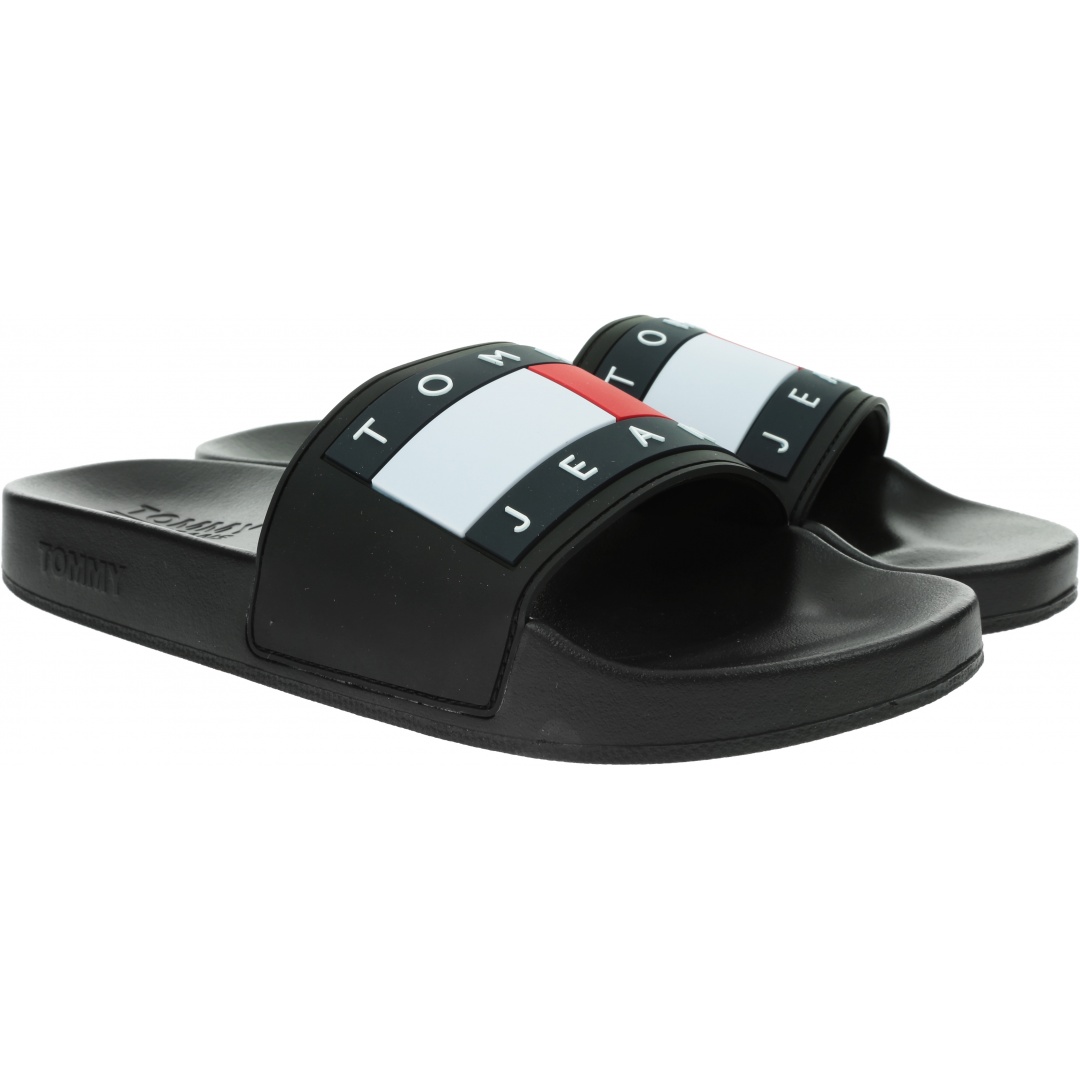Klapki Męskie TOMMY JEANS Flag Slide EM0EM00689 BDS
