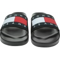 Klapki Męskie TOMMY JEANS Flag Slide EM0EM00689 BDS