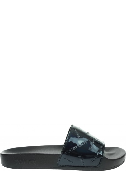 Klapki Damskie TOMMY JEANS Iridescent Pool Slide EN0EN01379 BDS