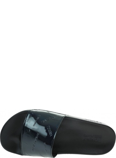Klapki Damskie TOMMY JEANS Iridescent Pool Slide EN0EN01379 BDS