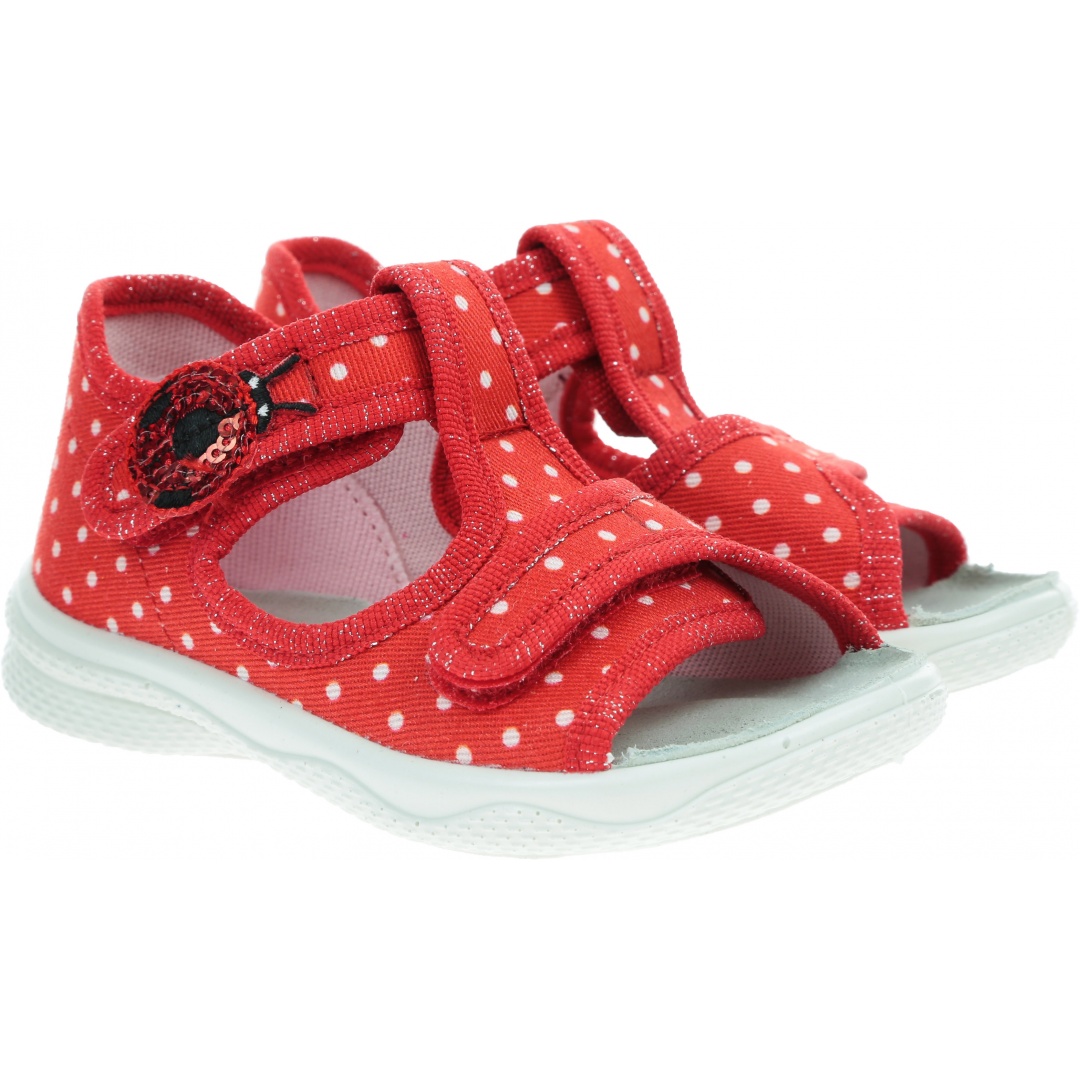 Sandały Kapcie z Biedronką SUPERFIT Polly 1-000293-5000