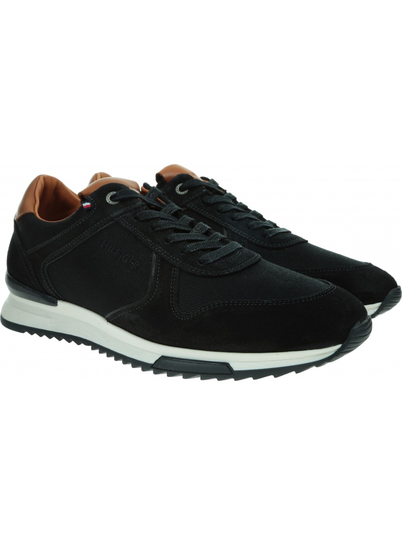 Sneakersy Męskie TOMMY HILFIGER Runner Craft Mix FM0FM02848 BDS