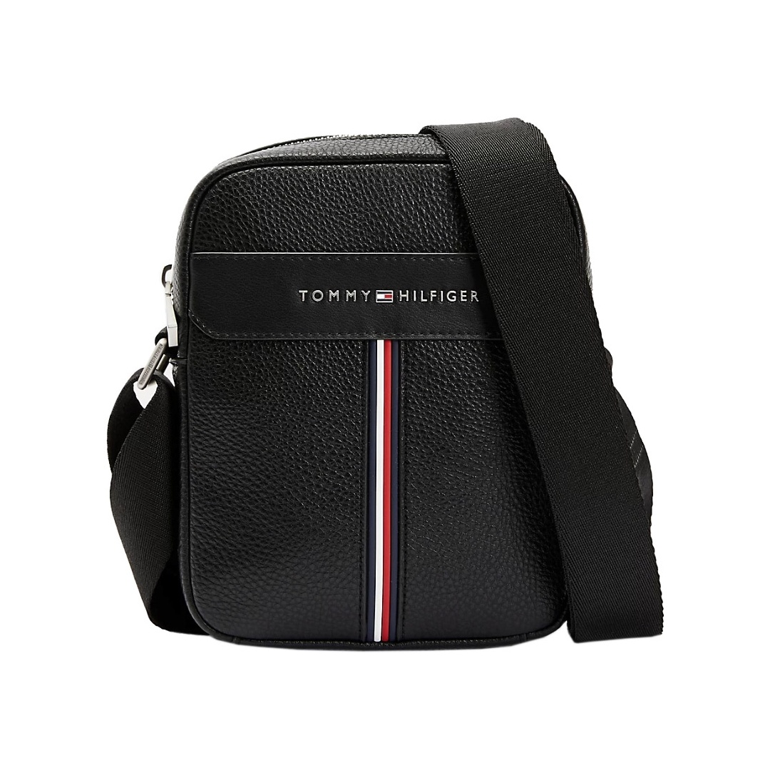 Czarna Listonoszka Męska TOMMY HILFIGER Mini Reporter AM0AM07230 BDS
