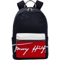 Plecak TOMMY HILFIGER Th Signature Backpack AM0AM07378 BLU