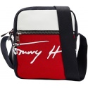 Saszetka TOMMY HILFIGER Th Signature Mini Reporter AM0AM07382 Blu