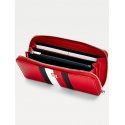 Duży Portfel Damski TOMMY HILFIGER Iconic Tommy Large AW0AW09899 SNE