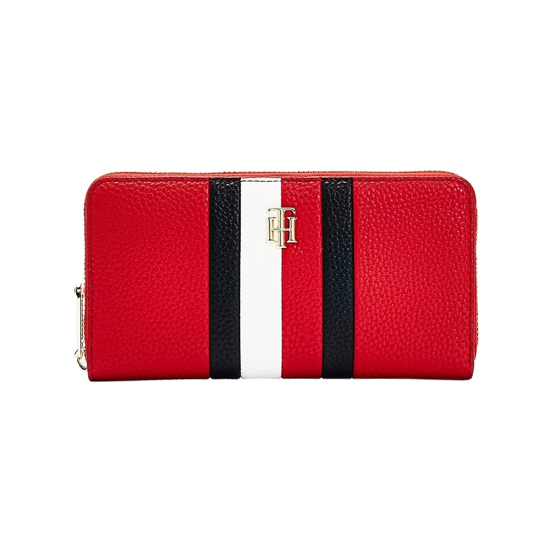 Duży Portfel Damski TOMMY HILFIGER Iconic Tommy Large AW0AW09899 SNE