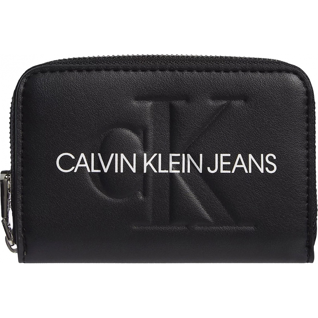 Mały Portfel Damski CALVIN KLEIN K60K608007 BDS