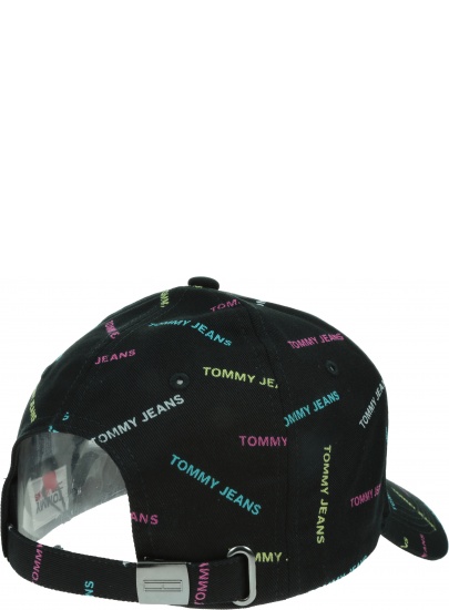 Czarna Czapka z Daszkiem TOMMY JEANS AW0AW09759 0GJ