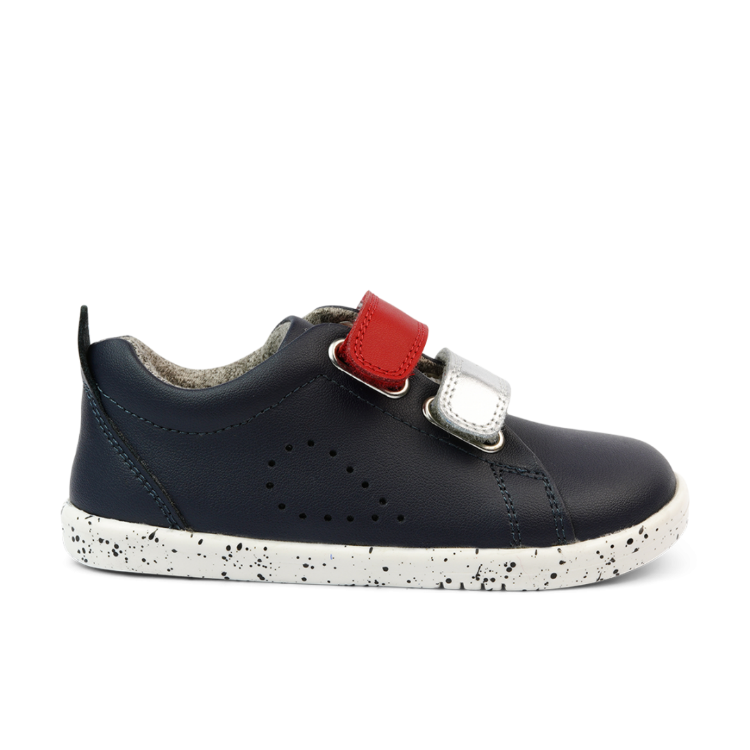 Granatowe Buty BOBUX Grass Court Switch Navy (Red + Silver Metallic) 637304