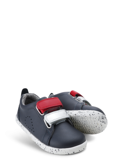 Granatowe Buty BOBUX Grass Court Switch Navy (Red + Silver Metallic) 637304