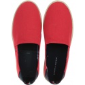 Czerwone Espadryle Męskie Tommy Hilfiger EASY SUMMER SLIP ON TANGO RED