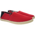 Czerwone Espadryle Męskie TOMMY HILFIGER Easy Summer Slip On FM0FM00569 XLG