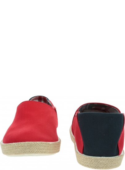 Czerwone Espadryle Męskie TOMMY HILFIGER Easy Summer Slip On FM0FM00569 XLG